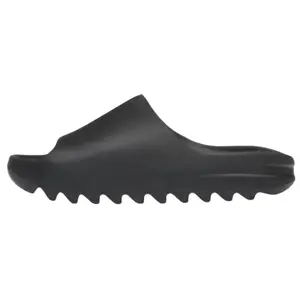 YEEZY YS 01 Round-Toe Flat Sandals Unisex Black Comfortable Footwear for Everyday Wear