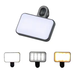 USB Rechargeable Portable LED Camera Light: RGB Video Lamp, Adjustable Light Modes – Fill Light for Videos, Camera Accessories for Smartphones & Tablets, Selfie Lamp, Videography Equipment