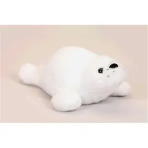 212 MAIN Soothese White Seal Plush Cat Toy - Velvet Fur, Multi-Therapy (Heat, Cold, Aroma), Cuddly Design, Microwave Safe, FDA Food Grade Approved, Pesticide-Free for Feline Comfort