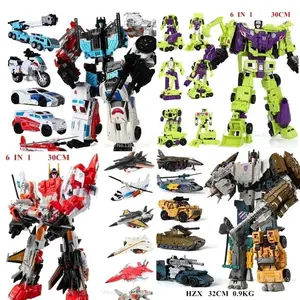 Transformation Robot Toys HZX Defensor Bruticus Superion Devastator IDW 5 IN 1 6 IN 1 ONE NO BOX Sets  Action Figure KO 6in1