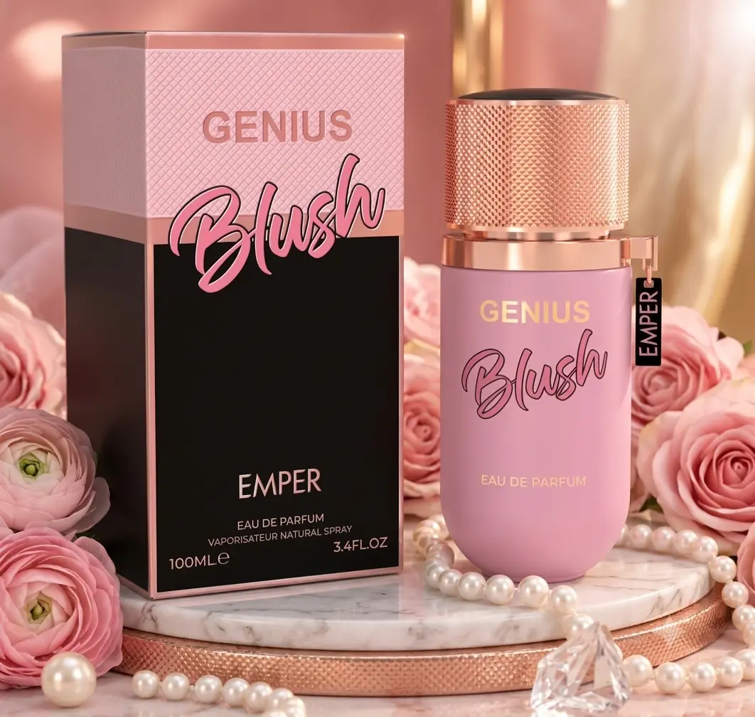 Genius Blush Eau De Parfum 100ml | Long Lasting Women's Perfume | Floral Vanilla Luxury Fragrance