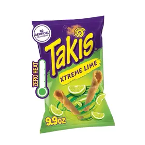 Takis Extreme Lime Zero Heat 9.9oz No Artificial Colors Added Snack