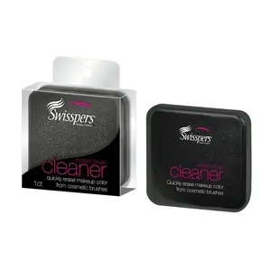 Swisspers Instant Brush Cleaner for Makeup Tools - Convenient Cleaning Solution, US Cotton, Made in USA - Cosmetic Cosmetic Cleansing