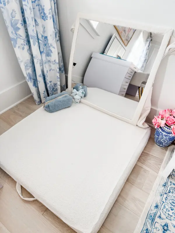 Floor Vanity Pillow: Cream Puff