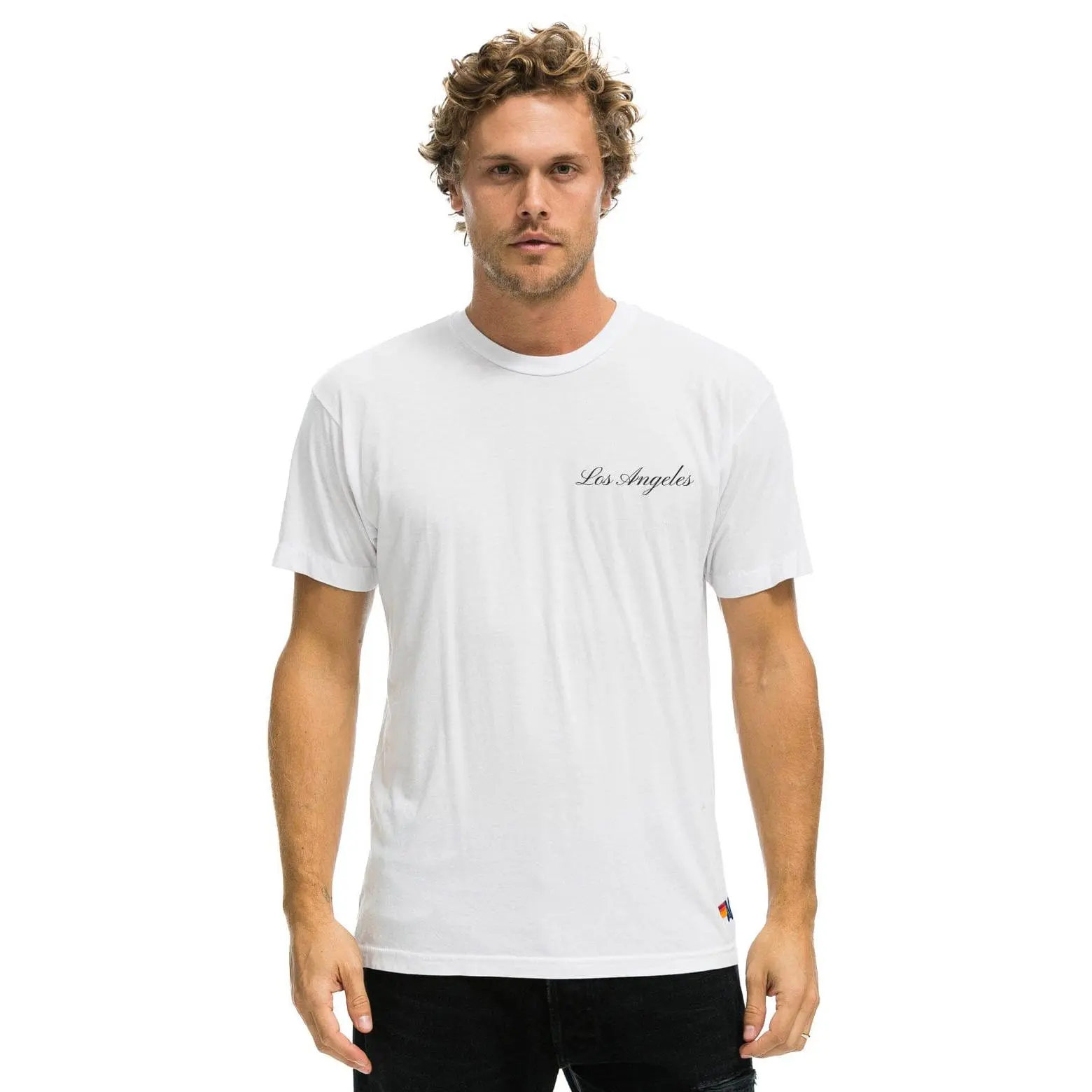 CHAD SMITH DREAMLAND LA FIRES BENEFIT CREW TEE - WHITE