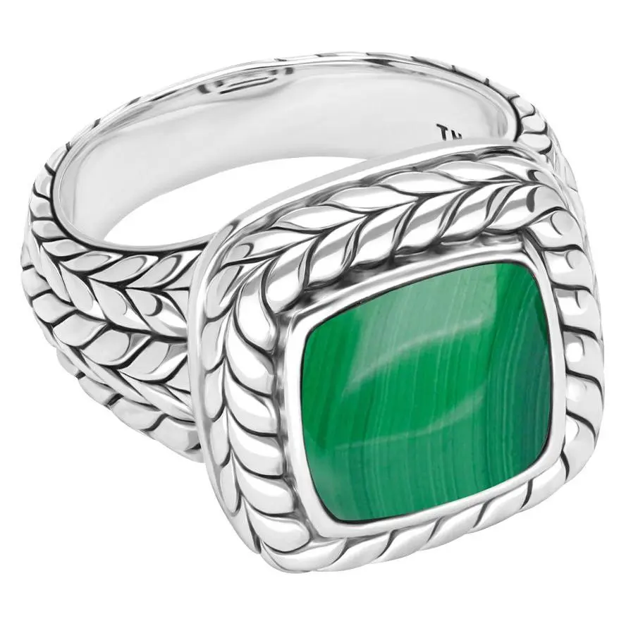 Tiffany Kay Studio Sterling Silver Malachite Ring