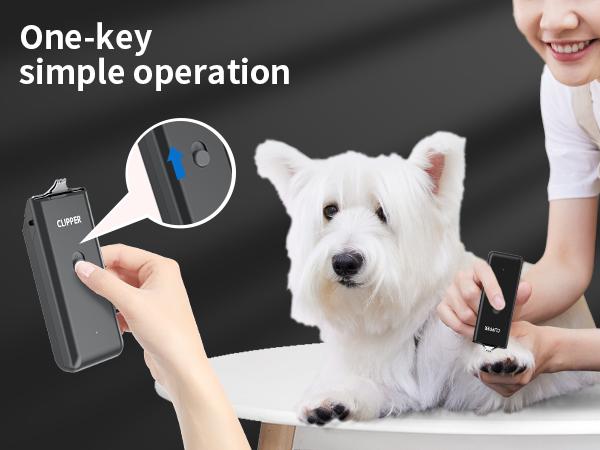 Pet Clippers for Dog Hair Grooming Low Noise, Rechargeable Cordless Cat Shaver with Ceramic Blade,Portable Pet Hair Trimmer for Matted & Long Hair