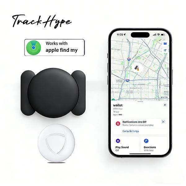 Never Lose Anything! Magnetic GPS Tracker for Car, Bike, Luggage, Kids & Pets. 1-Year Battery, No Monthly Fee, iOS.