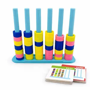 Color Matching Stack Game for Kids & Adults – Fast Reaction Party Game for Family Night, Brain & Hand-Eye Coordination