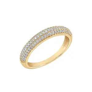 Radiance by Absolute™ .69ctw Pavé Dome Ring