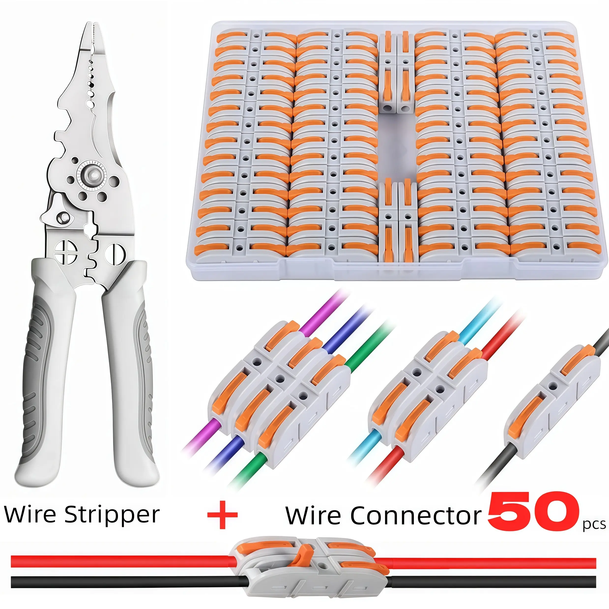 50pcs+Wire Stripper