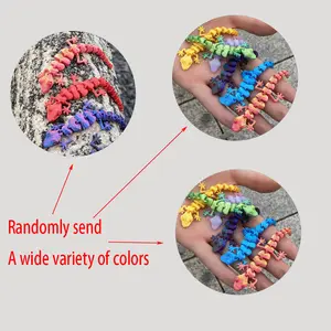 Eddie 3D Collectible Mug 60 Pieces Colorful Mini Lizard Articulating Miniatures for Desktop Room Birthday Christmas Halloween Gifts Collectible Statues Tabletop Ornament Figurine Decorations Set