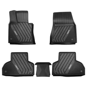 Lasfit BMW X5 BMW X3 Series All Weather TPE Car Mats 1st & 2nd Seat Floor Liners, Black