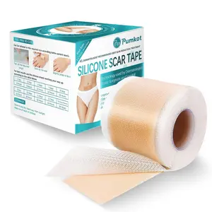 [Buy 1 Get 1 Free!] PUMKOT Silicone Scar Sheets(120x1.6 Inch-3M),Silicone Scar Repair Cream,Silicone Scar Tape, Silicone Scar Strips, Professional Scar Removal Sheets for Surgical Scars, Keloid, C-Section, Burn et