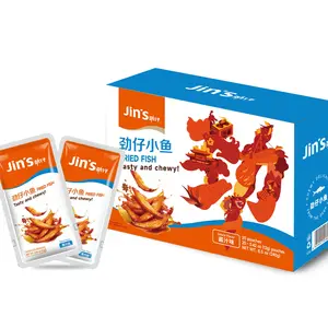 JinZai Deep Sea Fish Snack, Sauce Flavor | Chinese Childhood Nostalgic Snack