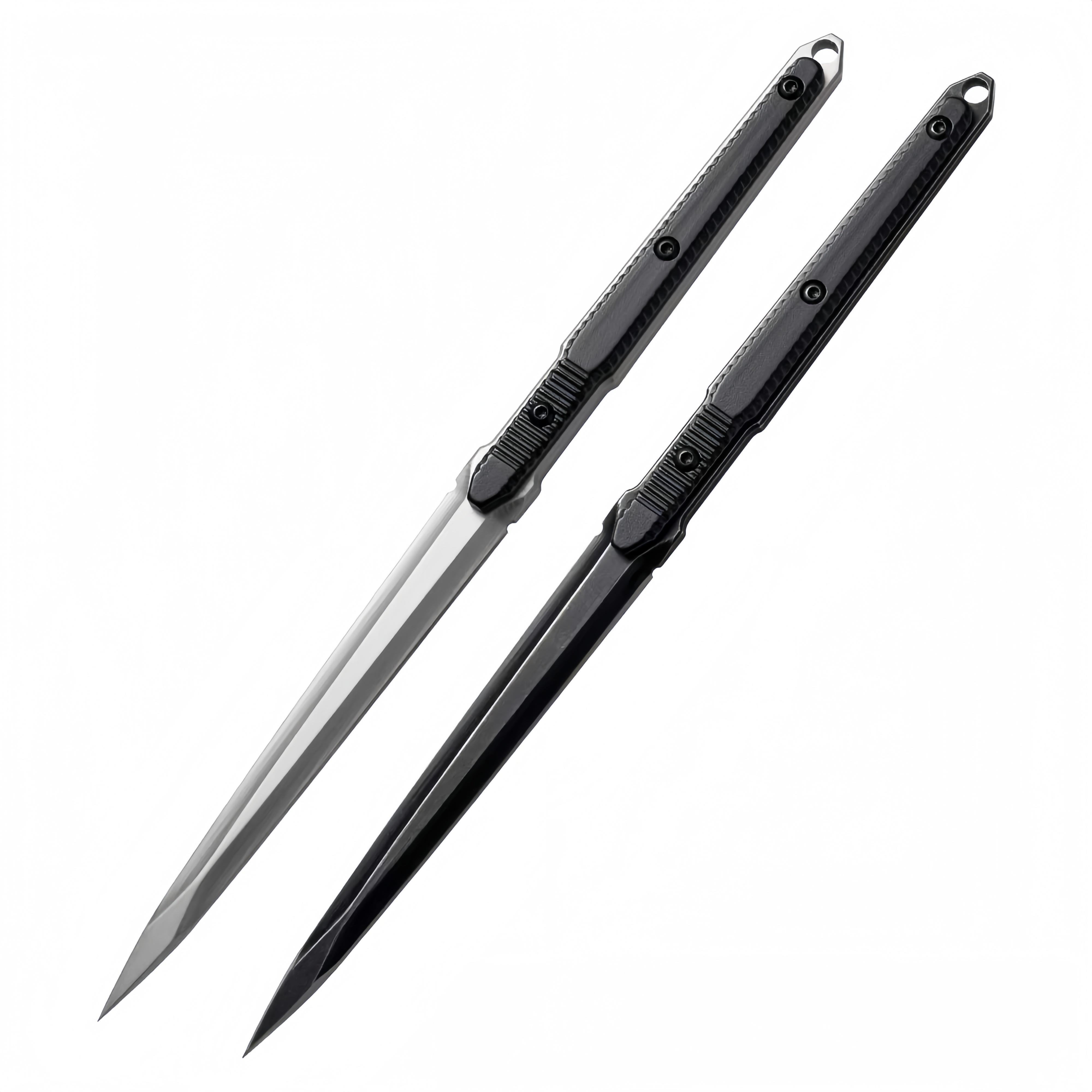 GZGY  Ice Pick Knife with K-Sheath  Kitchen & Ice Breaking Tool, Multi-Purpose Outdoor Knife, Stainless Steel Blade with Safe Sheath, Perfect for Camping, Fishing, Hiking, Kitchen & Gift for Men