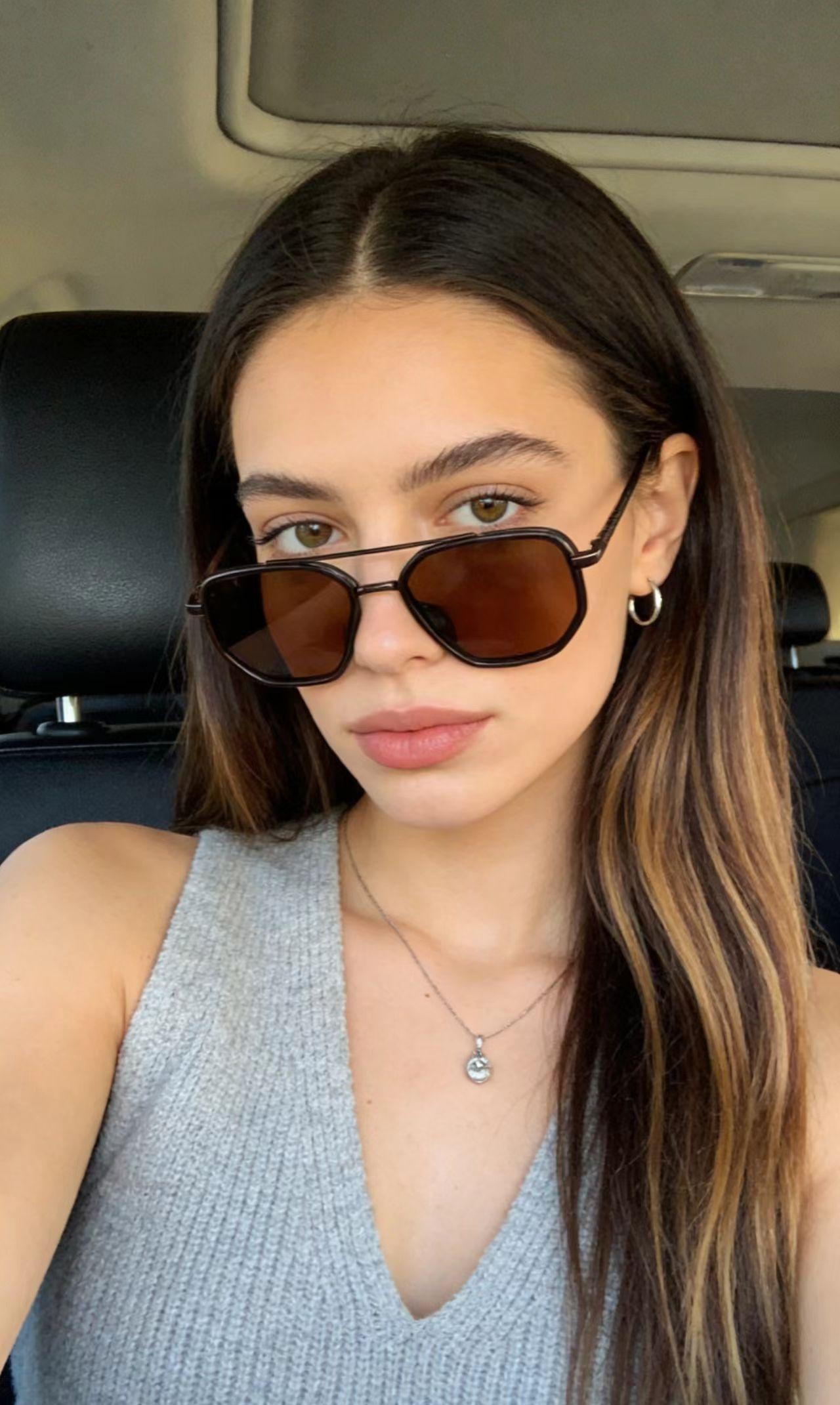 Sunglasses for Travel USE, Fashion Fall/Summer 2025 Geometric Frame Double Beam Sun Protection Glasse25 Trends, Travel Accessories,summer Outfits, summer Freshness, Vacation Outfits summer Outfits 2025