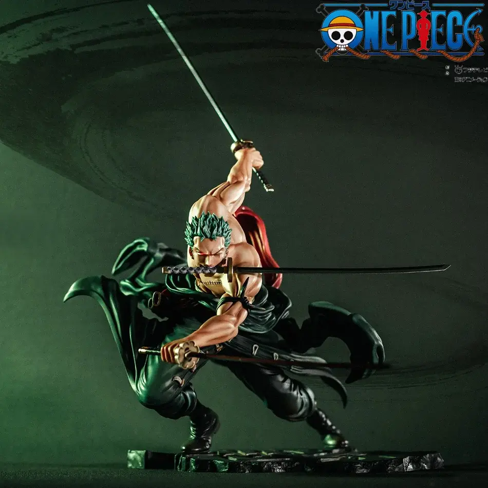 Anime figure Roronoa Zoro Three-Edged Sword manga anime statue action figure collectible model children's toy