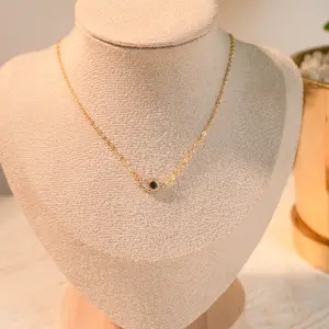 Evil Eye Necklace for Women 14K Gold-Plated Delicate Chain Protection Eye Pendant Birthday Gift for Girlfriend Best Friend Rhinestone Decorated Heart Design Pendant Necklace & Dangle Earrings