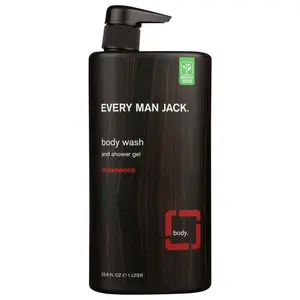 Every Man Jack Men's Body Wash Cedarwood 33.8 oz Naturally Derived Parabens-free Pthalate-free Dye-free Cruelty Free