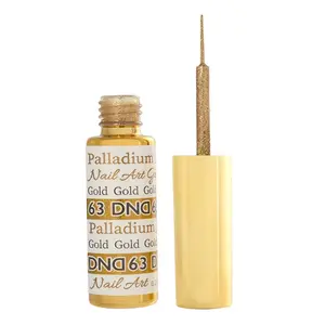 DND Gold Liner Gel PALLADIUM 63 nail care nail art