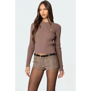 Beverly Bow Cable Knit Sweater Beverly Bow Cable Knit Sweater