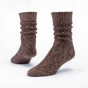 Maggie's Organics Organic Cotton Ragg Sock - Solid Chestnut