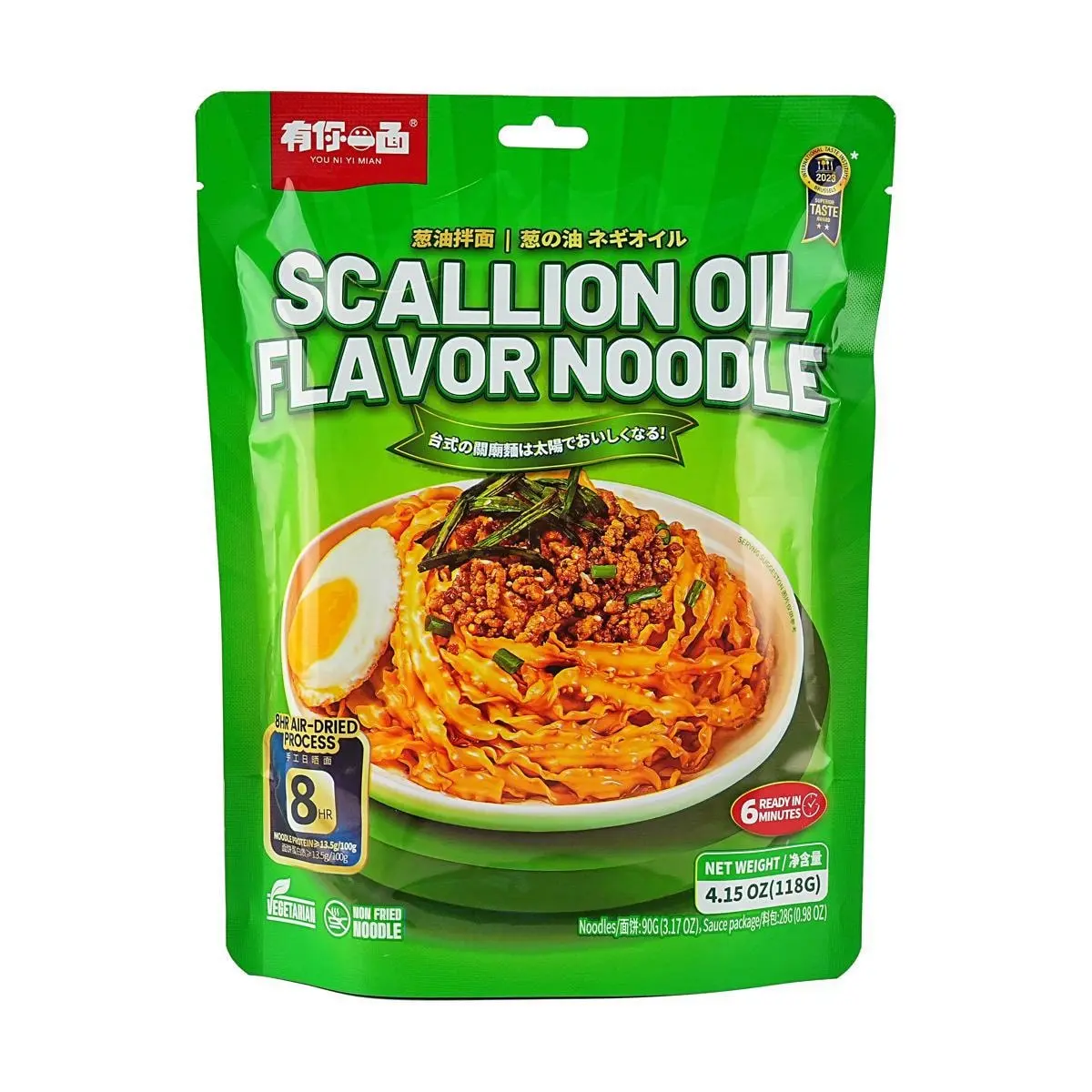 YNYM Scallion Oil Flavor Noodle 4.15 oz