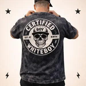 Certified WhiteBoy Est. At Birth Graphic Black Hoodie, Streetwear Pullover Hoodie Unisex for Men Women S-3XL, Urban Fashion Gift – Tee Haus