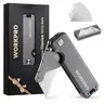 #toolupgrade WORKPRO Premium Titanium Utility Knife, CNC Unibody, Lightweight Folding Box Cutter, Quick Change Blade Razor Knife,Ideal Gifts for Men Women, with 10 Extra Blades
