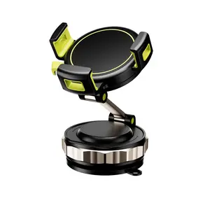 360° rotating car bracket: Vacuum strong suction force + high-temperature resistant design, aviation aluminum material with a load-bearing capacity of up to 2KG, compatible with various materials