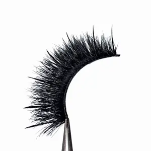 “Scandal” Spike Dramatic 17mm Lashes Faux Mink Full Volume Fluffy Strip Eyelashes Makeup