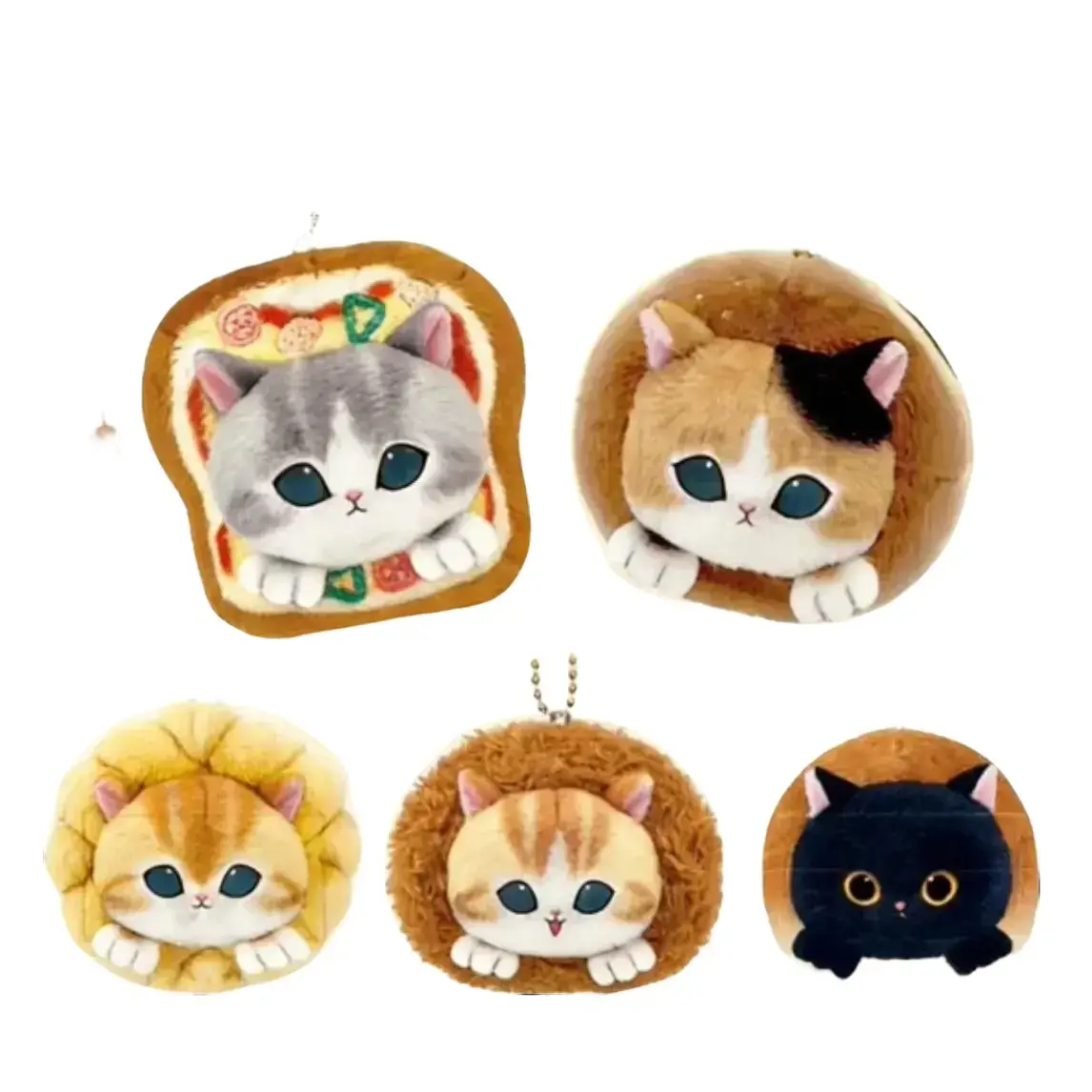 1758. MOFUSAND Bread Meow Series Plush Blind Box 1758. MOFUSAND Bread Meow Series Plush Blind Box