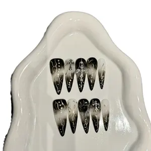 Handmade detachable nail patches in a hot girl Instagram style ,press on nail Fake Nails for Women Reusable Nail