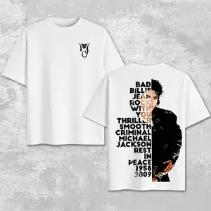 Michael Jackson Tribute Tshirt, Michael 2026 Movie Shirt, Bad Billie Jean Thriller Smooth Criminal Graphic T-Shirt, 90s Retro Music Fan Gift Tee, King Of Pop Rip 1958-2009, Streetwear Aesthetic, Unisex Tee For Concert Lovers & Mj Fans