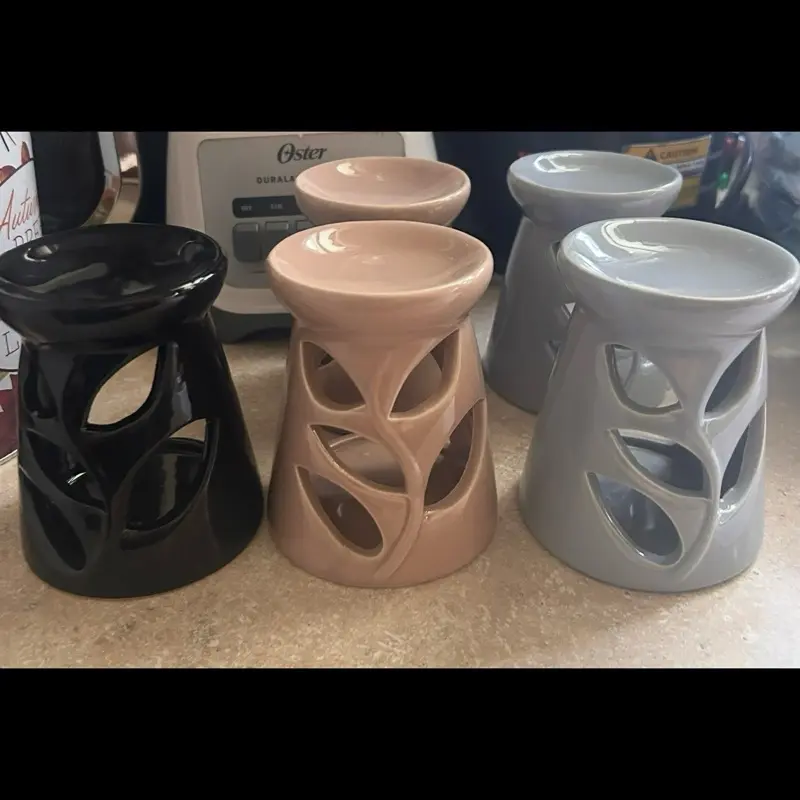 Oil Burners - Decorative Ceramic Diffusers for Aromatherapy and Home Fragrance -Nd candle jar holders