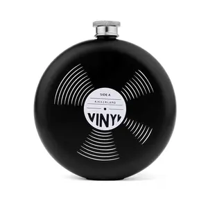 Vintage Vinyl Record Hip Flask