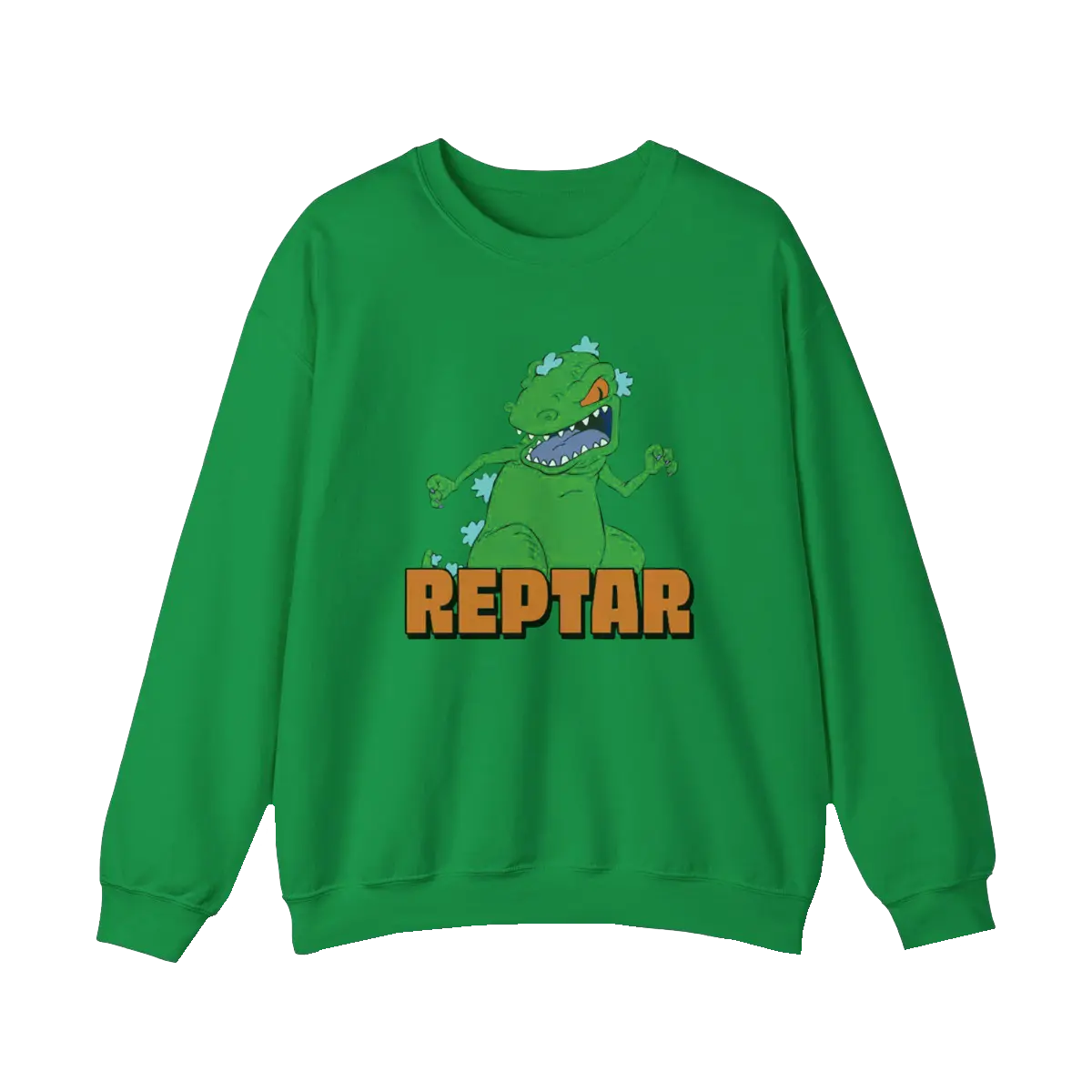 90s Cartoon Vintage Rugrats Reptar Green T-Shirt Sweatshirt, Unisex Cotton Men's T-Shirt Menswear