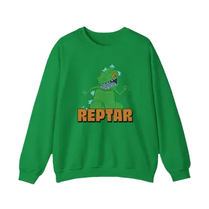 90s Cartoon Vintage Rugrats Reptar Green T-Shirt Sweatshirt, Unisex Cotton Men's T-Shirt Menswear