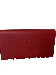 Pre-owned Yves Saint Laurent Leather Clutches & Wristlets Clutch