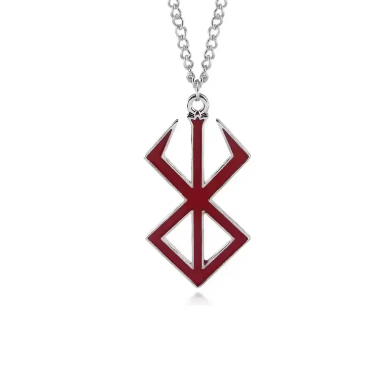 Berserker Guts Sword Necklace Keychain - Berzerk Behelit Chains - Gift for Women Men and FansBerserk Necklace - Bold Central Pendant Design High-Quality Durable Comfortable for Daily Wear Inspired by Berserk Series