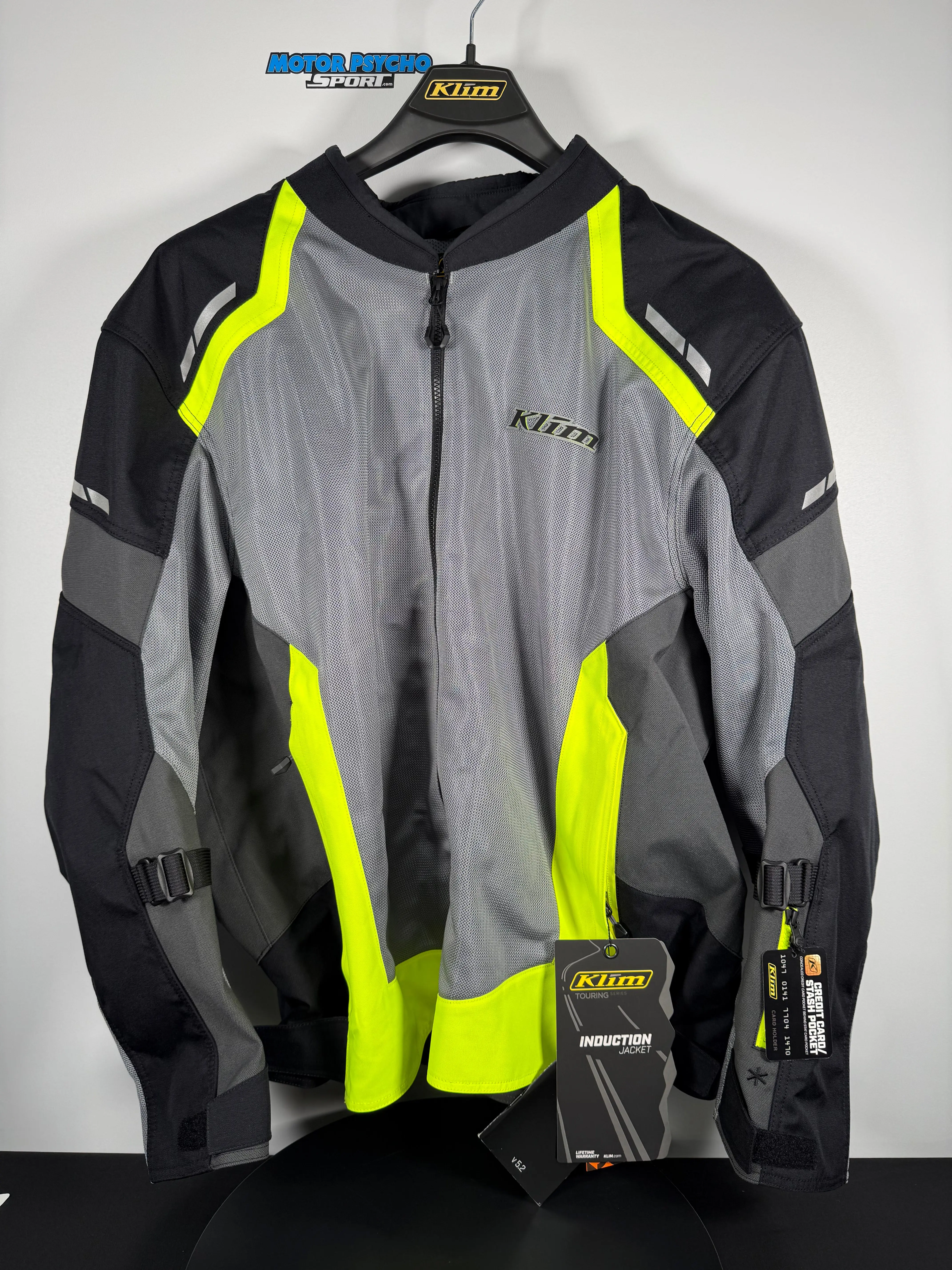 KLIM INDUCTION JACKET - HI-VIS - MONUMENT GRAY - Size 4XL - OPEN BOX
