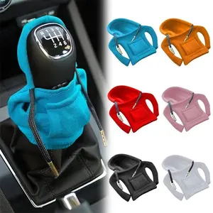 Universal Hoodie Car Gear Shift Lever Cover, Change Lever Sweatshirt, Gearshift Cover Hoodie, Gear Knob Sweater, Car Decorations