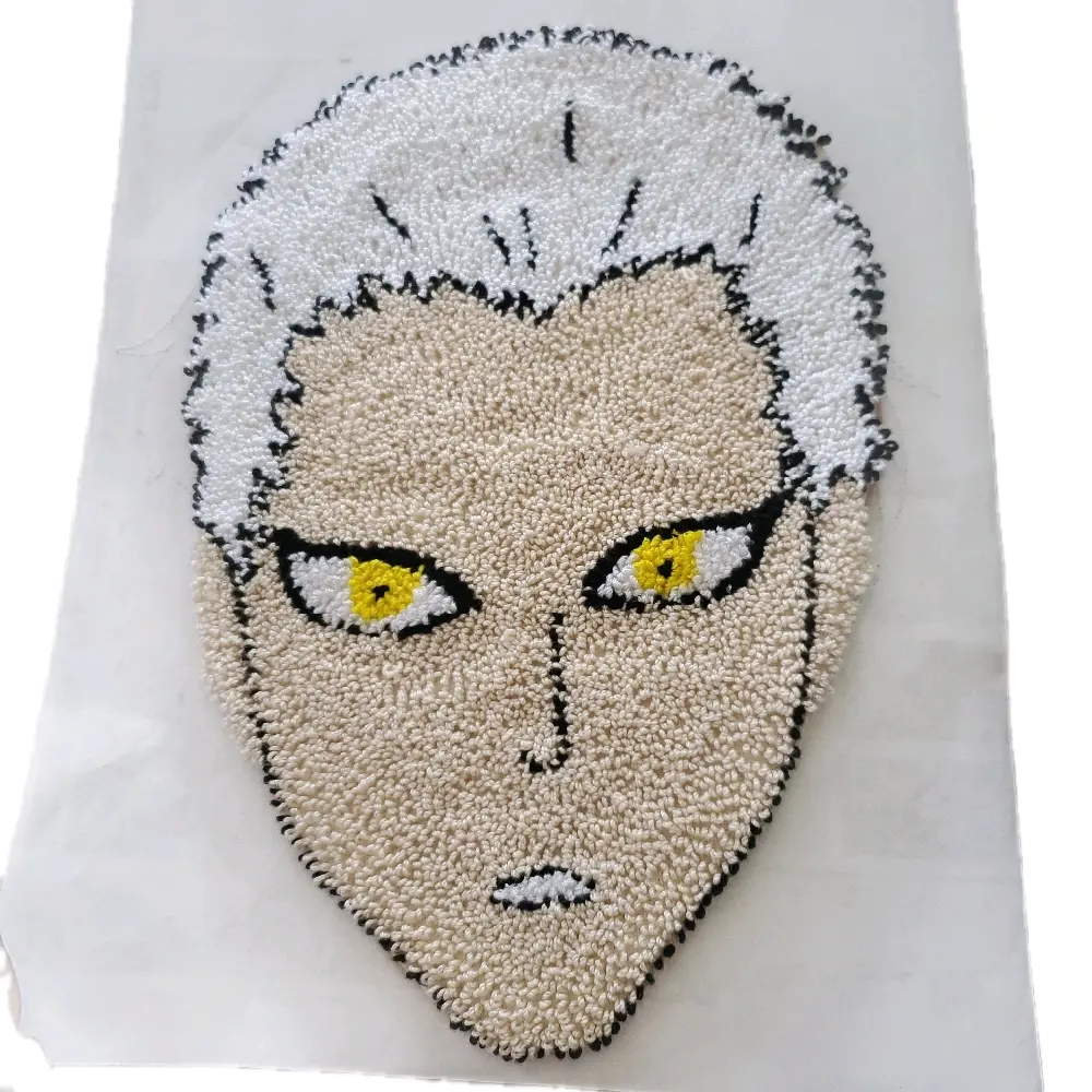 Noel noa Punch Needle Coaster - Handmade Tableware with Unique Design and Textured Finish