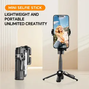16 Inch Extendable Selfie Stick Tripod, Equipped With Wireless Remote Control, 360 ° Rotating Bracket, One Click Release Lightweight ABS Design, Suitable For Various Smartphones, Perfect For Concerts, Travel, And Live Streaming, Mobile Selfie Stick Camera