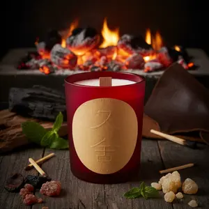 EXCLUSIVE IN ENTIRE APP Consecrated Fengshui Fire Element Good Luck Scented Candle Handcrafted (Ignite Inner Fire, Passion, Transformation & Leadership)