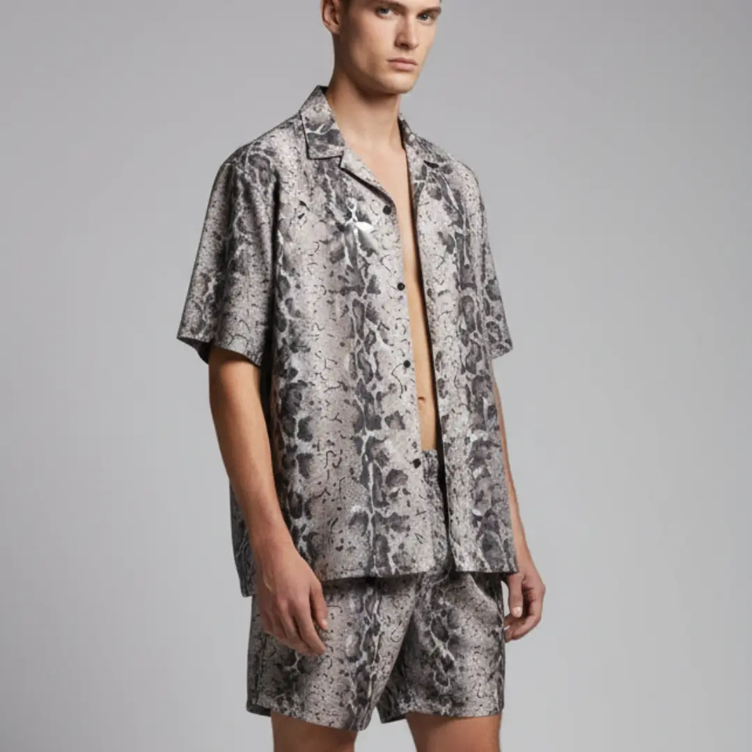 MEN's Holiday Shirt / SNAKE / SALE