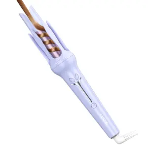 32 mm Automatic Curling Iron Big Roll Ceramic Hair Curling Iron with 4-Speed Adjustable Fast Heating Fashion Styling Tools Crimper Anti-Tangle Auto Rotating with 4 Temperature Settings,Fast Heating Rotating Negative Ion 30 Mins Auto Shut Off Curling Wand