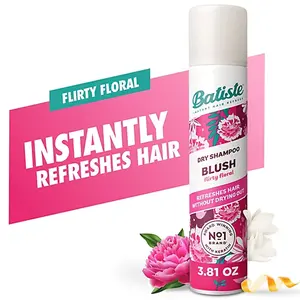 Batiste Dry Shampoo 3.81 oz – Blush Scent, Oil Absorbing, Adds Volume