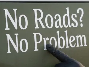 Trail Blazer Off the Grid Pathfinder Beyond the Map 9x1" Vinyl Decal Waterproof UV Resistant for Trucks Jeeps SUVs Laptops & More